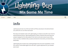 Tablet Screenshot of lightningbug.me